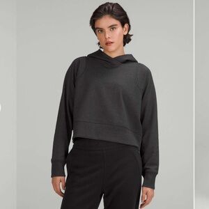 Lululemon Loungeful Cropped Hoodie Spark Sparkle Athletic Athliesure Workout